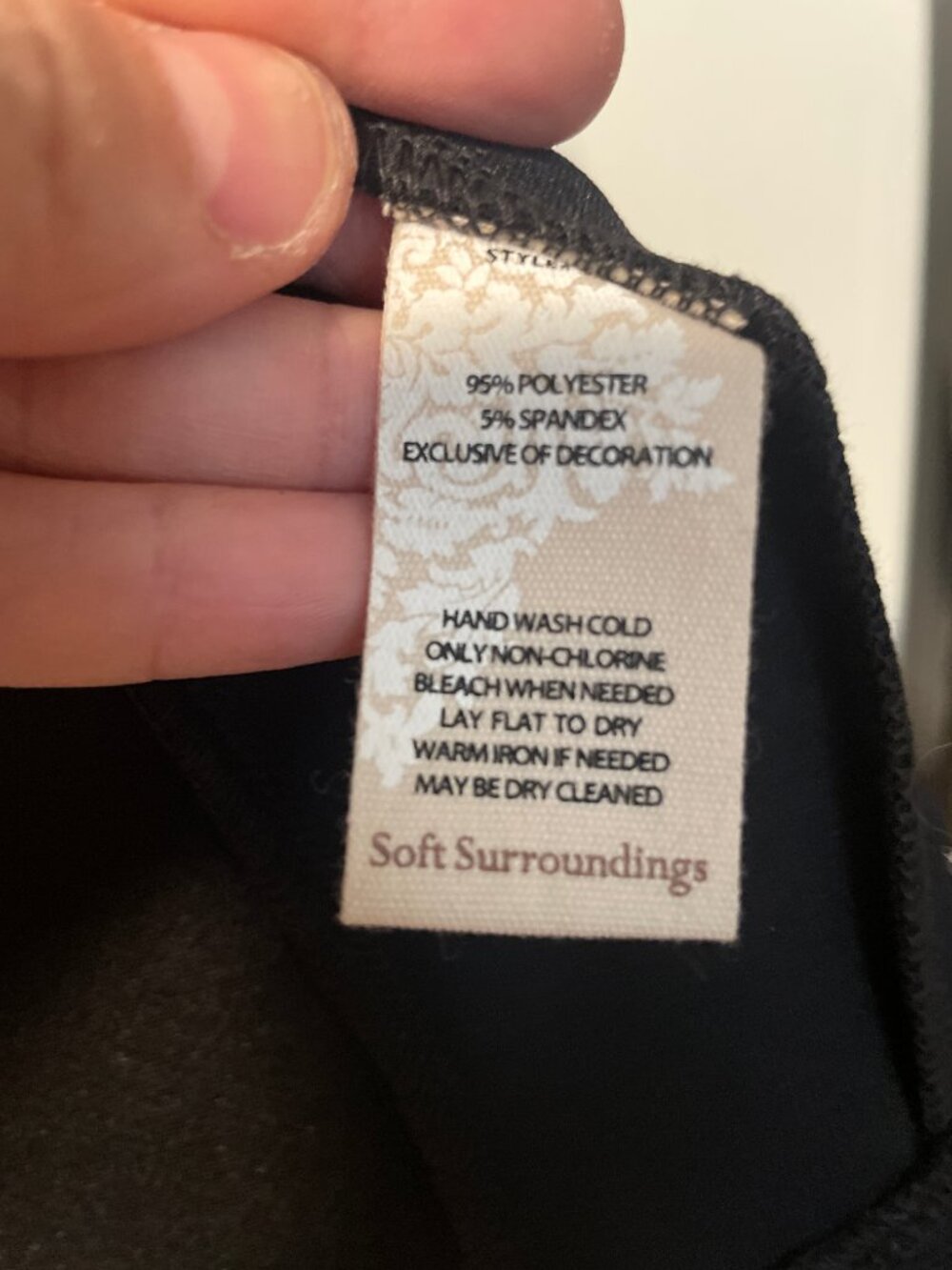 Soft Surroundings La Parisian Black Embroidered Blazer Art to Wear Collar M - Picture 6 of 11